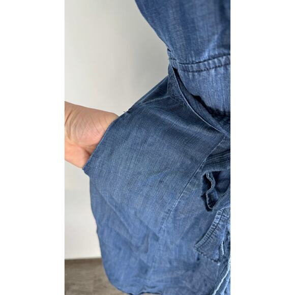 Tommy Hilfiger Denim Sleeveless Dress Blue Womens Size 12 - Picture 11 of 12